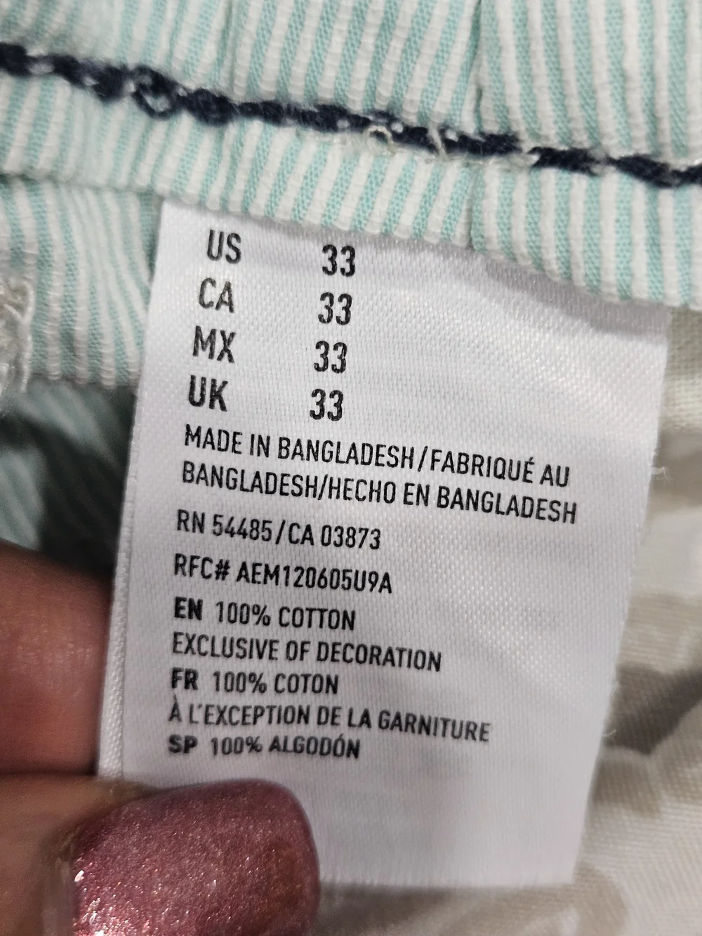 American Eagle Outfitters Mint Green Flat Front Men's Shorts